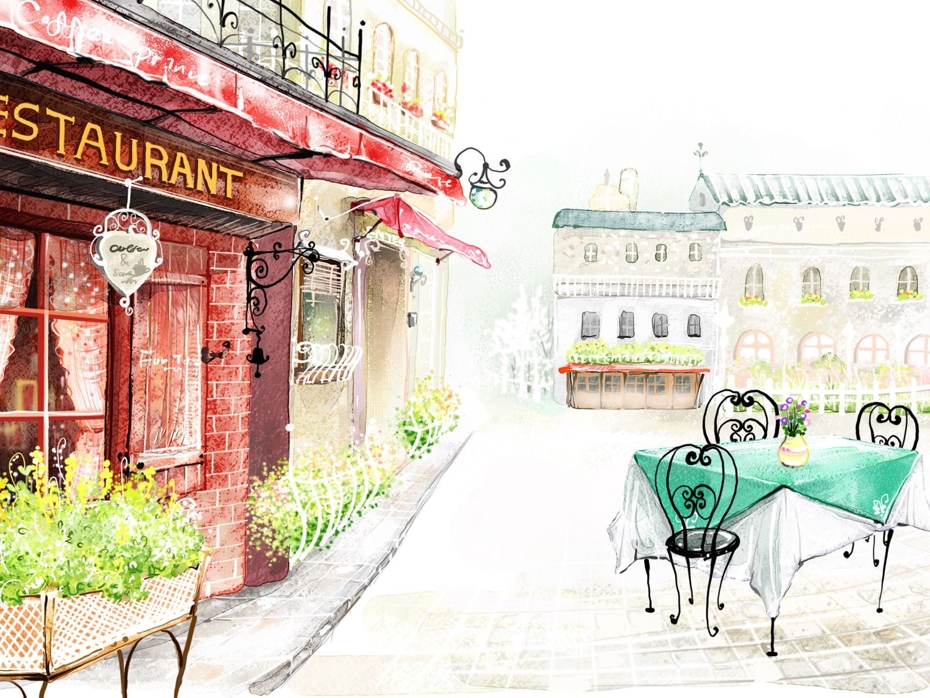 paris aquarell